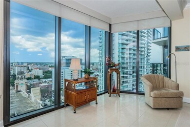 Stellar city views from the living area of this 20