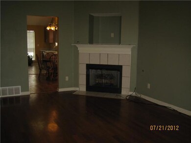 Gracious Great Room with Fire Place opens into Eat
