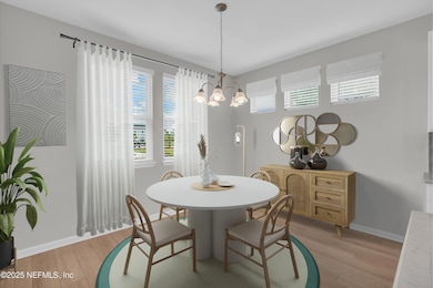 Virtual Staged Dining Area