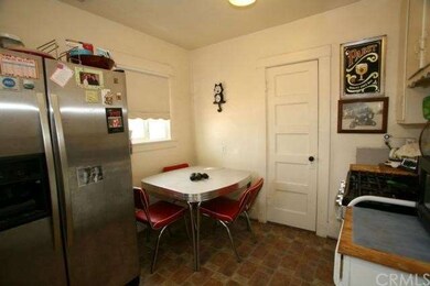 Kitchen has plenty of room and lots of vintage sty