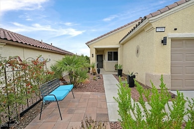 Front walkway and sitting area