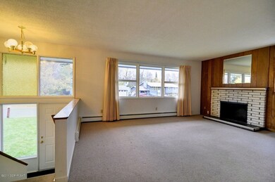 Living Room With Fireplace