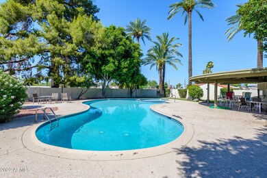 Community pool view 2