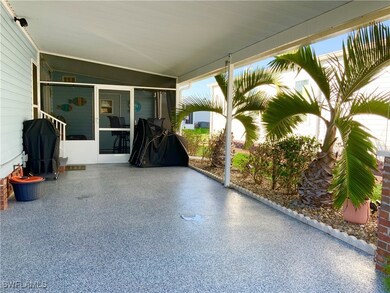 Extended covered epoxy driveway for 2  cars / scre