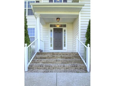 Inviting porch.