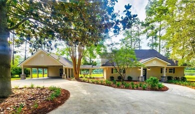 Aerial view of property
