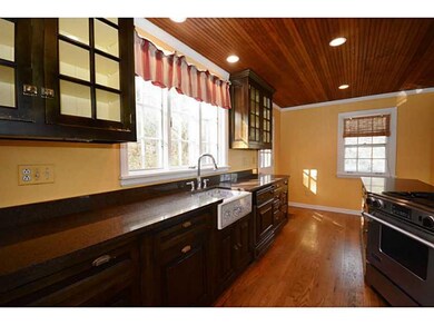 Kitchen. Granite counter tops with ceramic apron s