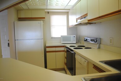 Newer refrigerator in the kitchen