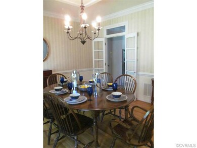 Formal Dining with coffered ceiling