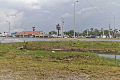 From Beach Blvd. view of lot