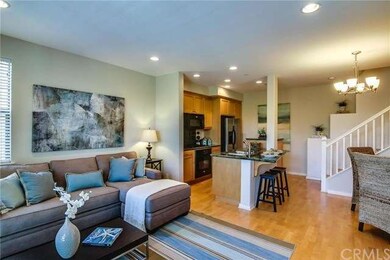Kitchen opens up to the living room