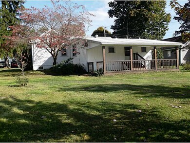 Exterior Front. Covered Back Porch