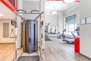 View of first floor of Corn Hill Landing's fitness