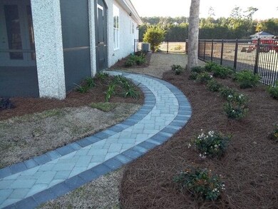 side yard from rear