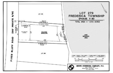 Lot 279 survey