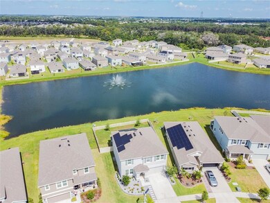 Large pond in the back
