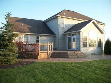 Exterior Back Large maintainence free deck plus st
