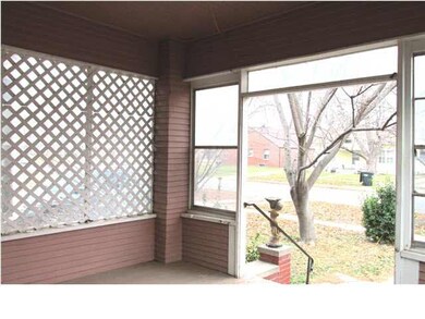 Enclosed front porch