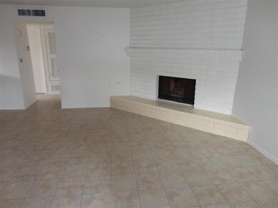 Living Area With Fireplace