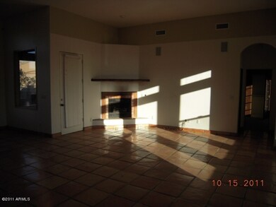 family room with fireplace