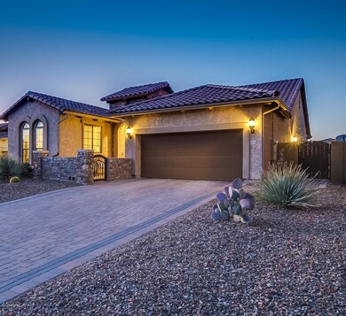 Front Elevation at Twilight
