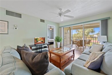 Living room featuring light wood-style flooring, v