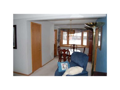 Dining Area. Dining room with bay window.