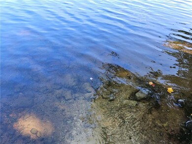 Shoreline with clear water.