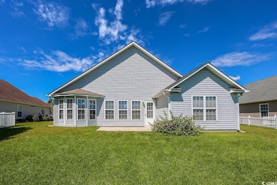 Rear view of property