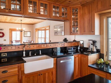The kitchen has plenty of room for...