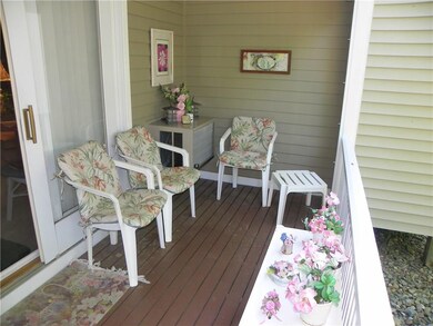 Enjoy this spacious covered porch overlooking Best