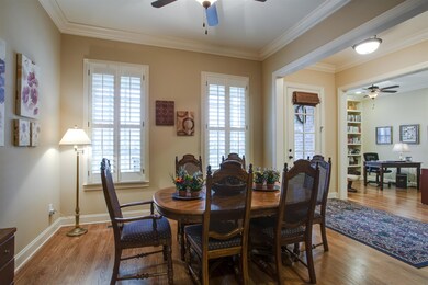 Dining Room and Study beautifully flank the Foyer. You will enjoy gathering your family and friends for meals here! 