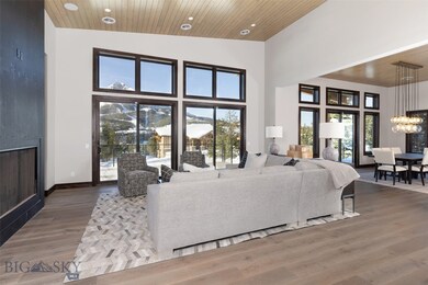 Living room with Lone Peak views