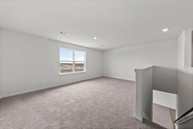 View of carpeted game room