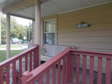 get of sun on front porch
