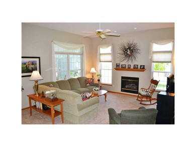 Great Room. Great room with 10? ceilings decorativ