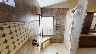 Master tile shower