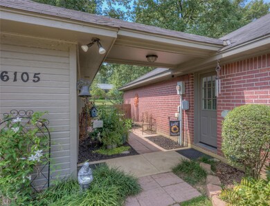 Breezeway from garage to the house