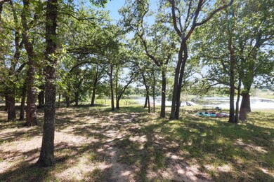 Shaded area with view of pond