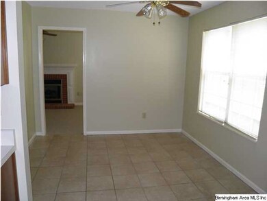 Eating area in kitchen is quite spacious with doub