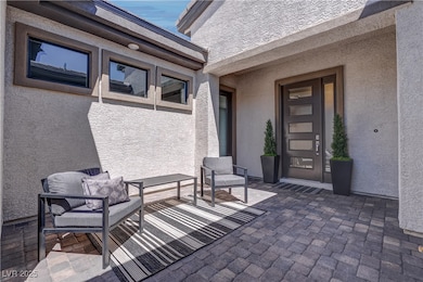Private gated courtyard