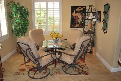 Breakfast nook in kitchen