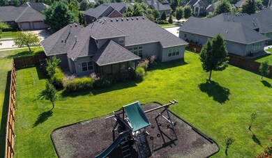 Aerial View of Back Yard