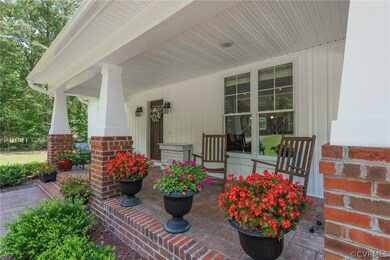 Enjoy your low maintenance full brick front porch