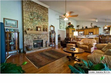 view of kitchen from family room