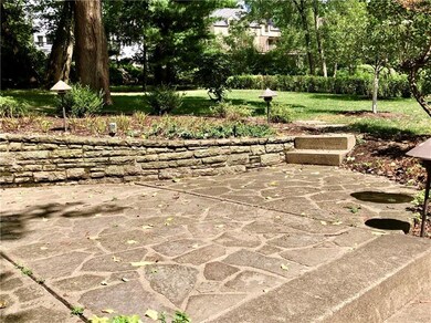 Lovely stone patio area for entertaining or relaxi