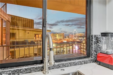 Exterior details with a view of city and stone cou