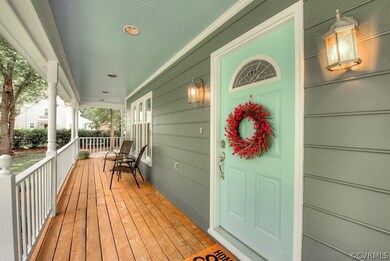 Quintessential wraparound porch with plenty of roo