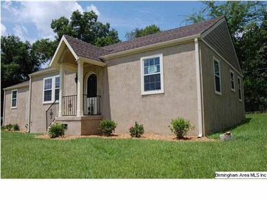 Right side view of the home. Notice the covered po