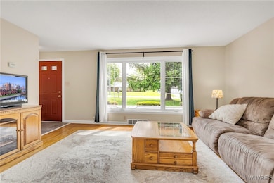 Sunny and bright living room.